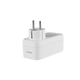 Мережевий адаптер 1 розетка/2USB-A/1Type-C із заземленням білий VF-AD1G2U1C-W Oncord Videx - изображение 3