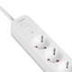 Мережевий подовжувач із заземленням 3 розетки/2USB-A/1Type-C 3м з кнопкою білий VF-PD33G2U1C-W Oncord Videx - изображение 6