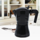 Кавоварка гейзерна 450мл (9 порцій) алюмінієва MR-1658-9 Espresso Moka Maestro - зображення 4
