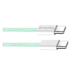 Кабель USB PD Type-C/Type-C ColorWay CW-CBPDCC061-G 3,0A 60W 1м зелений - изображение 2