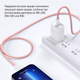 Кабель USB PD Type-C/Type-C ColorWay CW-CBPDCC061-P 3,0A 60W 1м рожевий - зображення 6