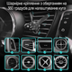 Тримач автомобільний для мобільного Air Vent-6 ColorWay CW-CHM16-GR магнітний сірий - изображение 7