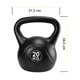 Гиря вінілова Cornix 20 кг XR-0433 Black - зображення 7