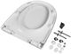Сиденье с крышкой для унитаза Gustavsberg Nautic Soft Close quick-release white 9M26S101 - изображение 2