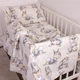 Простынь MirSon Бязь 20-0022 Rabbit Gray 220 х 240 см (2200010283426) - изображение 4