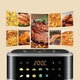 Аерофритюрниця сенсорна 12л 2200 W Sokany SK 10085 80–200°C, з підсвічуванням, регулюванням температур та таймером - зображення 5