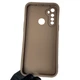 Чехол силиконовый Soft Touch с 3D принтом мема сибу для Realme C3 коричневый (Полная защита камеры) - изображение 2
