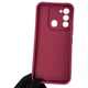 Чехол силиконовый Soft Touch для Tecno Spark Go (KG5m) бордовый (Полная защита камеры) - изображение 2