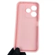 Чохол силіконовий оригінальний Soft Touch з 3D принтом злого кота для Xiaomi Redmi 13 4G рожевий (Повний захист камери) - зображення 2