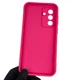 Чехол силиконовый оригинальный Soft Touch с 3D принтом злой котик для Samsung Galaxy A56 (SM-A566B) малиновый (Полная защита камеры) - изображение 2