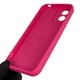 Чехол силиконовый оригинальный Soft Touch с 3D принтом волшебной минни маус для Motorola Moto E13 (PAXT0034) малиновый (Полная защита камеры) - изображение 3