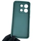 Чехол силиконовый оригинальный Soft Touch с 3D принтом мема сибу для Xiaomi Redmi Note 13 4G темно-зеленый (Полная защита камеры) - изображение 3