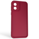 Чехол силиконовый Soft Touch для Motorola Moto E13 (PAXT0034) бордовый (Полная защита камеры) - изображение 1