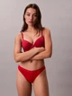 Набор трусиков бикини женских хлопковых Calvin Klein QD5360-31Y M 5 шт Черный/Белый/Красный/Бордовый (014056435396) - изображение 3