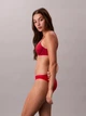 Набор трусиков бикини женских хлопковых Calvin Klein QD5360-31Y M 5 шт Черный/Белый/Красный/Бордовый (014056435396) - изображение 4