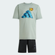 Детский летний комплект (футболка + шорты) для мальчика Adidas Minecraft KD0978 134-140 см Wonder Sage (4068821216181) - изображение 6