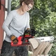 Пила на аккумуляторе цепная электропила ручная садовая 18 дюймов 18V 2 аккумулятора, чемодан - изображение 4