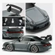 RC Машинка для дрифта 1:24 4WD 2.4GHz с LED-фарами Радиоуправляемая машина с конусами | Серо - изображение 2