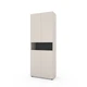 Пенал Metkas Home B002, 800×350×2130 мм, ЛДСП Кашемір-Антрацит (MB002KA) - изображение 1