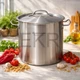 Велика каструля 70л із нержавіючої сталі з кришкою Edenberg EB-3778 - изображение 1