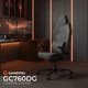 Крісло для геймерів GamePro GC760DG Fabric Dark Gray - зображення 10