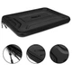 Жёсткий чехол-сумка для Ноутбука Макбука MacBook Air/Pro M1 M2 М3 М4 13.3"/13.6"/14'' Чёрный - изображение 7