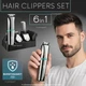 Тример для бороди носа і тіла 6 в 1 PROFESSIONAL HAIR CLIPPER универсальний тример для стрижки волосся, машинка для стрижки аккумуляторна, набір для стрижки, тример для гоління із захистом від вологи IPX6 - зображення 1