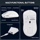 Беспроводная Игровая (2.4G, Bluetooth) AJAZZ AJ139 MC V2 Белая Мышь с Док-Станцией, PAW3311, 12000 DPI - изображение 6