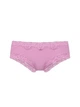 Женские трусики Victoria's Secret (266971588371) Cotton Shadow Stripe Lace-Waist Cheeky XS сиреневые - изображение 3