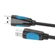 Кабель для принтера Vention USB A Male - B Male Print 1.5m Black (VAS-A16-B150) - изображение 5
