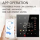 Термостат цифровий, 16A електрична Wi-Fi LED Touch Display Raumthermostat - зображення 5