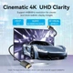 Кабель Vention USB-C to DP 4K@60Hz HD Cable 1.5m Black (CRJBG) - зображення 3
