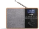 Радио портативное Philips TAR5505/10 коричневый серый Bluetooth DAB FM цифровое с деревянным корпусом динамиком 3 дюйма и таймером - изображение 1