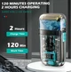 Электробритва VGR Professional Foil Shaver V-352 7500 об/мин Li-Ion 1200 мАч USB Type-C прозрачный синий - изображение 4