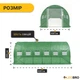 Садовая теплица парник готовая от производителя Garden 18м2 Green Mosquito Door - изображение 2