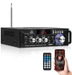 Усилитель звука UKC AMP-298 2 канала по 300 Вт с поддержкой Bluetooth и USB 10374 - изображение 1