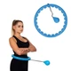 Обруч масажний Smal box для талії Hula Hoop хулу-хуп для фітнесу та схуднення Синій 0250 - зображення 2