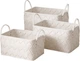 Кошики для зберігання Boltze Levoro текстильні 3 шт Бежеві (4066076121182) - зображення 1