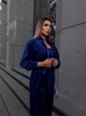 Жіночий велюровий костюм (кофта+штани+топ) Uaclothes 42-44 Синій (like36674-171001349) - изображение 3