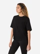 Футболка оверсайз женская ASICS Spiral Embroidery Relaxed Tee 2032D381-001 XS Черная (4571633453311) - изображение 1