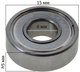 Підшипник Makita 696ZZ (6 15 5 мм) (під1184) - зображення 4