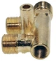 Коллектор компрессора Forte 1/4×3/8×3/8×19 мм (комп449) - изображение 1