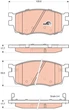 Тормозные колодки KIA RIO (JB) / DODGE ATTITUDE / HYUNDAI ACCENT (MC) 2005-2012 г. - изображение 2