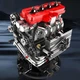 Конструктор двигатель Mitsubishi 4G63T Turbocharged Inline-Four Engine L4 Mould King 10235 моторизованный детский мотор, 811 деталей (10235) - изображение 7