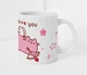 Чашка керамическая с печатью Кот Pusheen Пушин 330 мл (цвет белый) - изображение 1