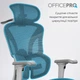 Крісло офісне OfficePro OC950G Grey - изображение 10