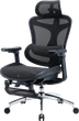 Крісло офісне з підставкою для ніг Sihoo DORO C300L Mesh Black with footrest - зображення 4