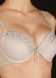 Бюстгальтер жіночий з push-up мереживний Casandra Selene 80B бежевий (14018) - зображення 6