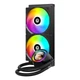 Система водяного охлаждения с ARGB-подсветкой ID-Cooling FX240 LCD Black - изображение 2
