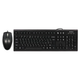 Комплект клавиатура и мышь A4Tech KRS-8572 проводной Black (KRS-8572 Black) - изображение 1
